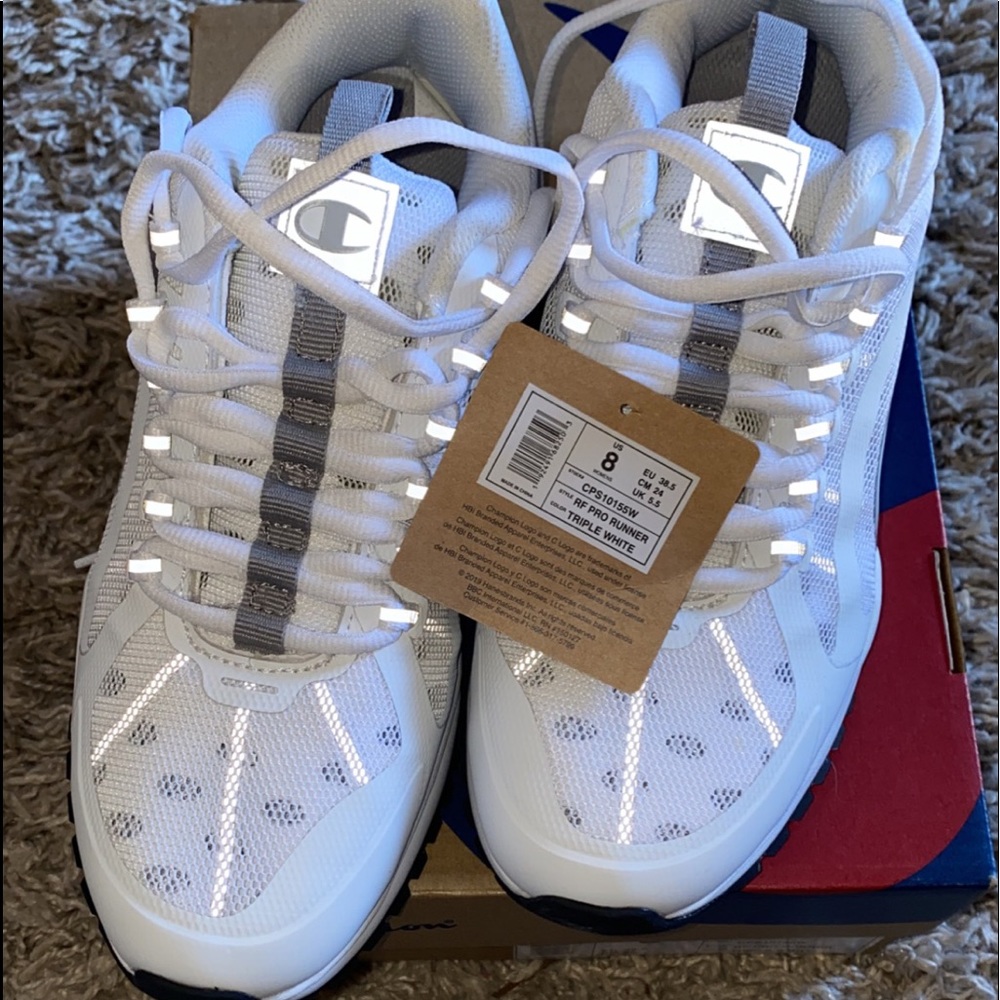 Woman’s champion tennis shoes